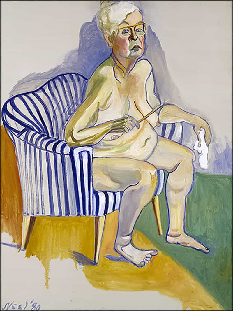 Alice Neel, self-portrait
